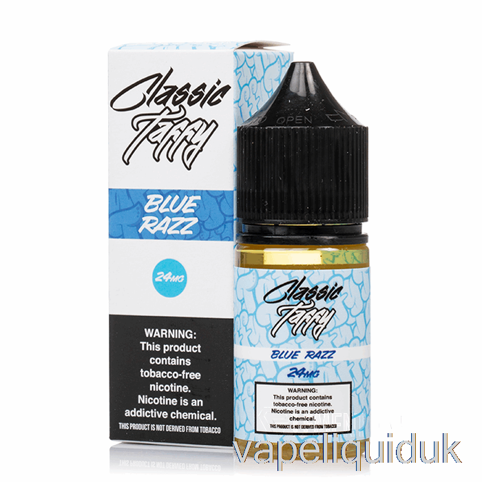 Blue Razz Classic Taffy - Syn Salts - 30mL 24mg Vape Juice